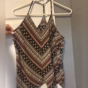 Bohemian Print Halter Top